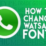 How to change the font in WhatsApp